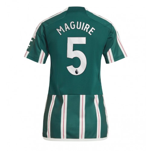 Ženski Nogometni dresi Manchester United Harry Maguire #5 Gostujoči 2023-24 Kratek Rokav
